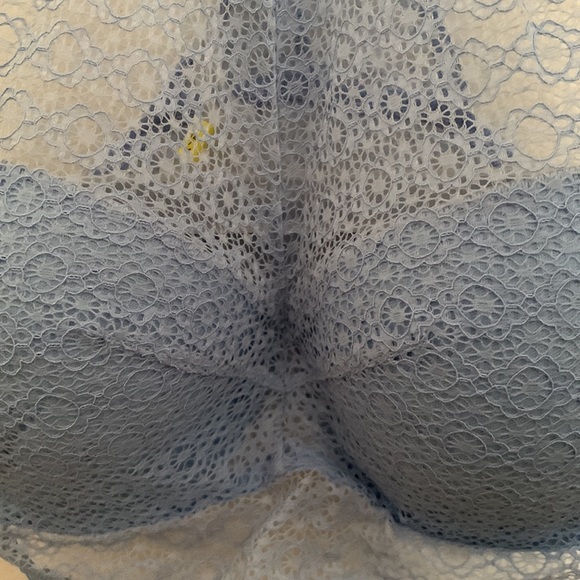 No Boundaries Blue lace front push-up bra - Picture 3 of 12